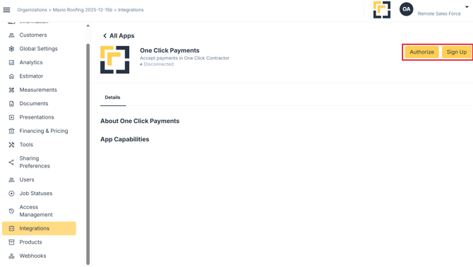 One Click Payment Integration 2 HSKB