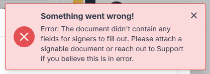 Something Went Wrong - Doc with no Coding