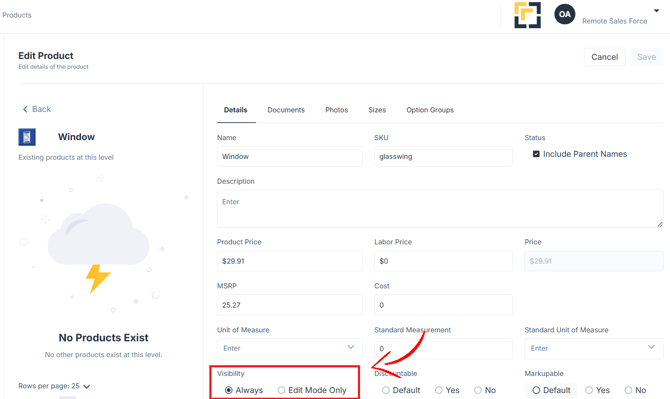 price not showing HSKB